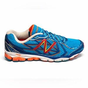 New Balance 1080 V4 Women’s Blue and Orange Running Shoes Size 9